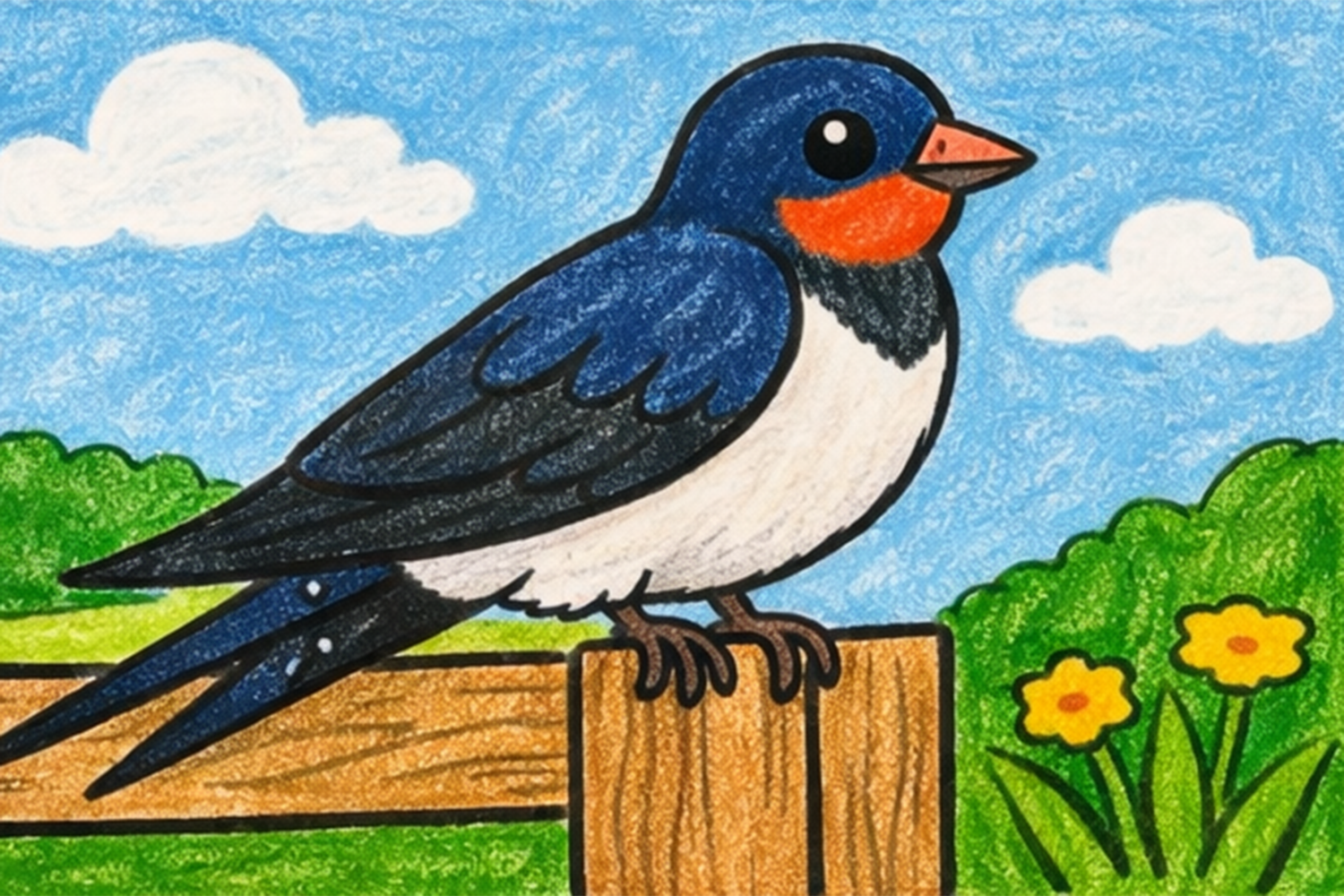 schwalben2 Illustration Schwalbe